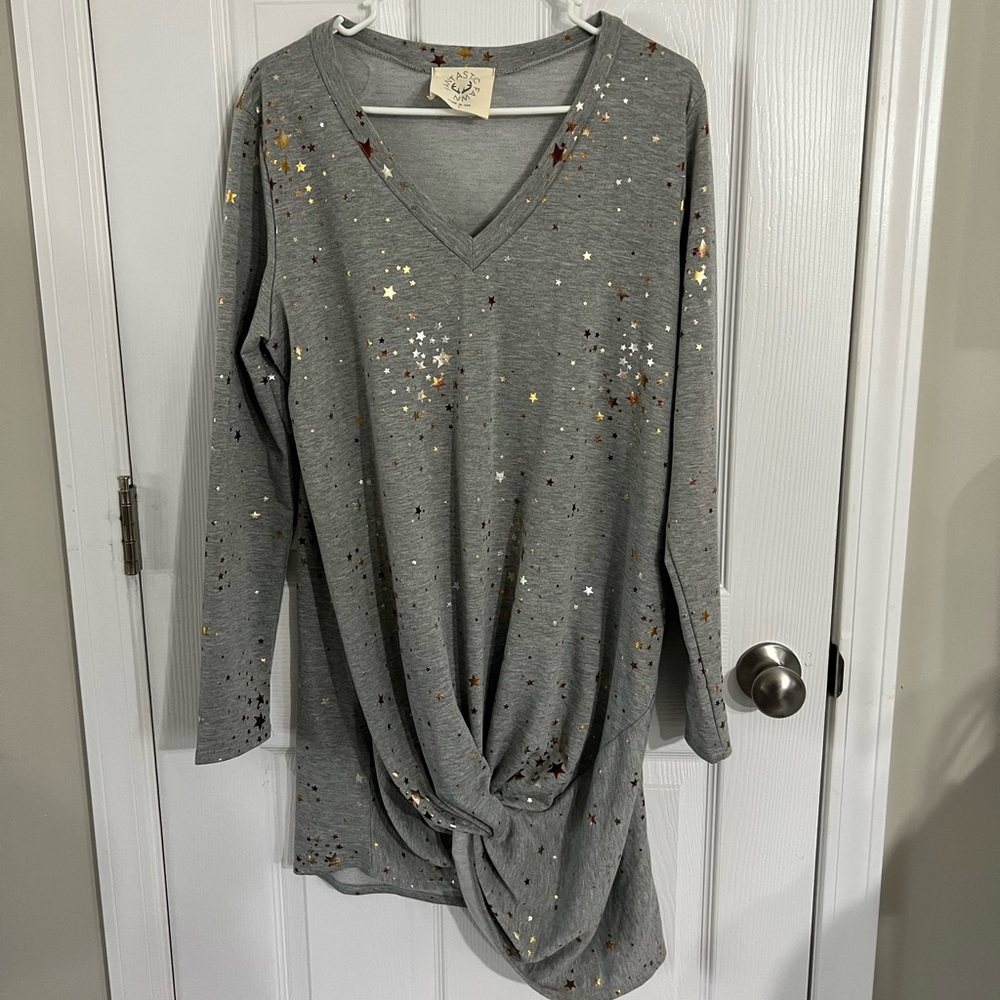 Fantastic fawn dress stars long sleeve above knee